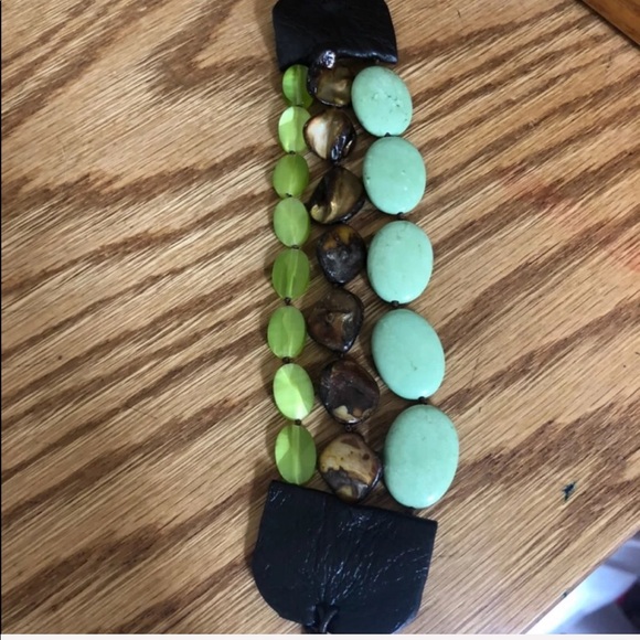 Fossil Leather and Beads Bracelet - Picture 4 of 4